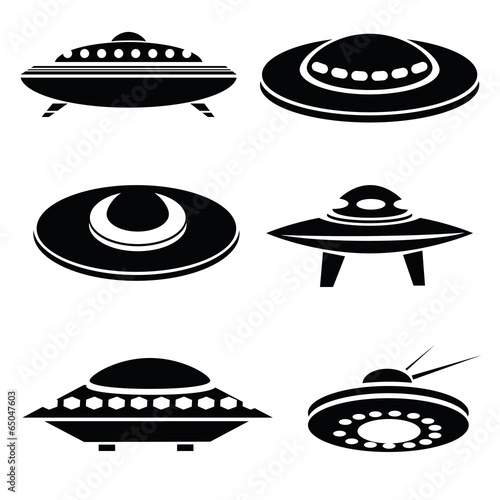 silhouettes of spaceships