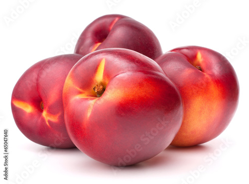 Photos Nectarine fruit isolated on white background cutout