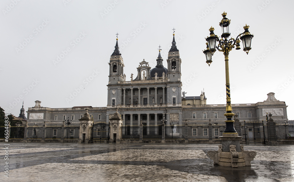 View of Almudena Cathedral