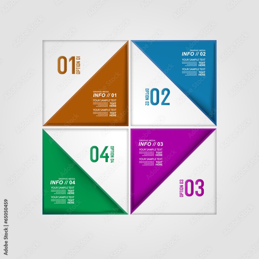 Modern design for business infographic Modern design for business infographic