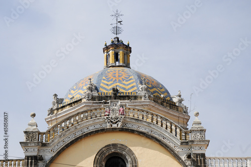 Iglesia de San Jose´s cupola, Puebla