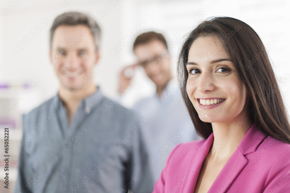 Portrait of a smiling businesswoman