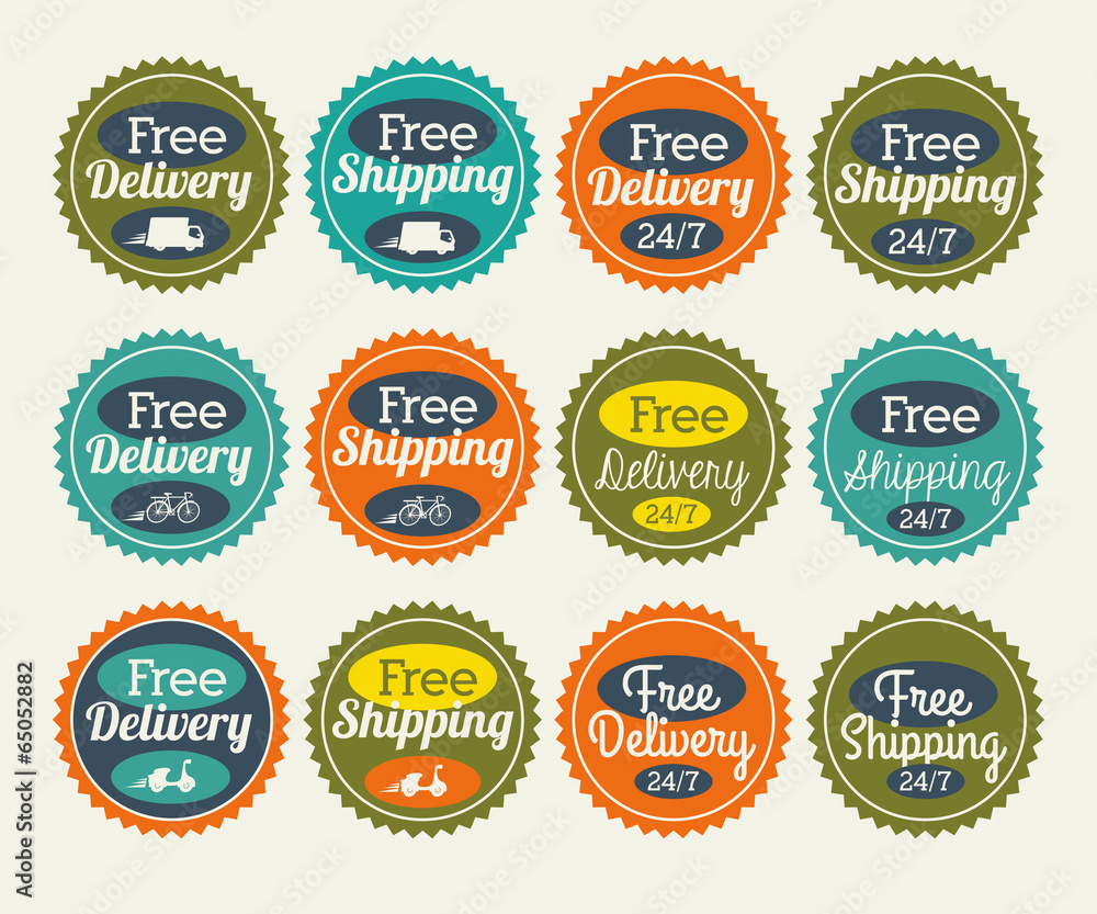 Fototapeta premium Delivery design