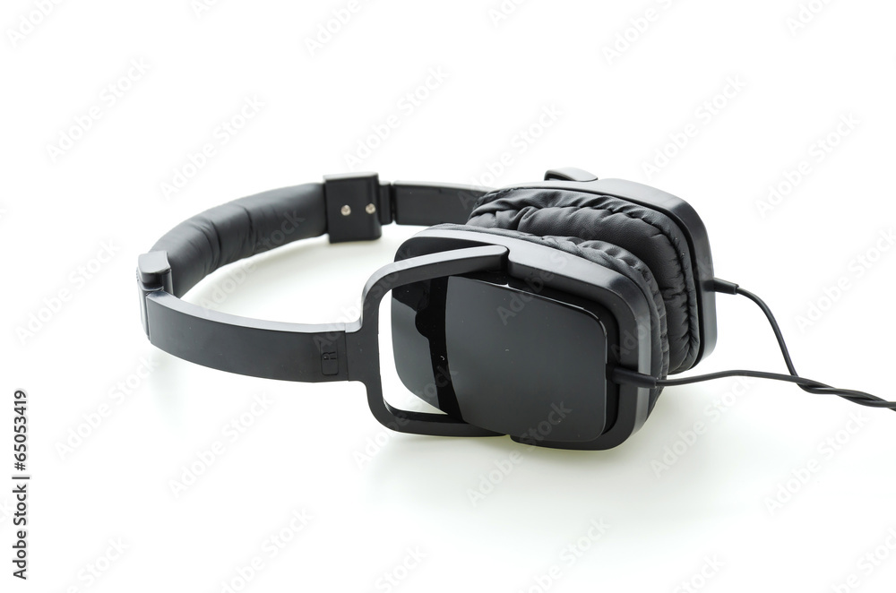 Headphone isolated on white Headphone isolated on white