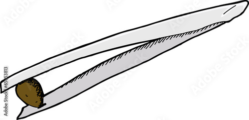 Tweezers Holding Seed