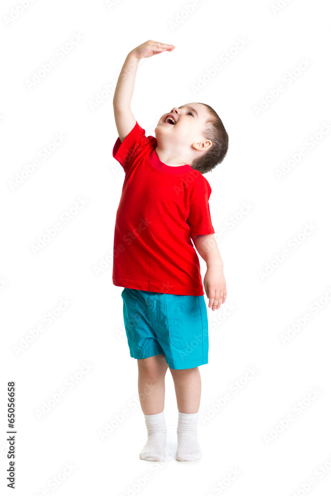 child showing grow child showing grow