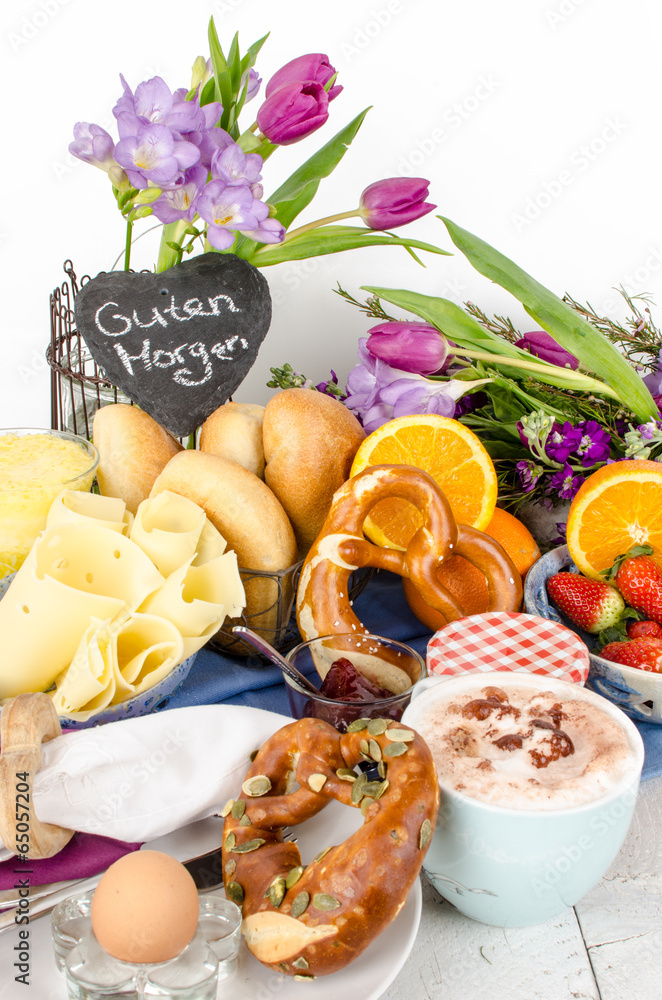 Wunschmotiv: Guten Morgen: genieße Dein Frühstück :) #65057204