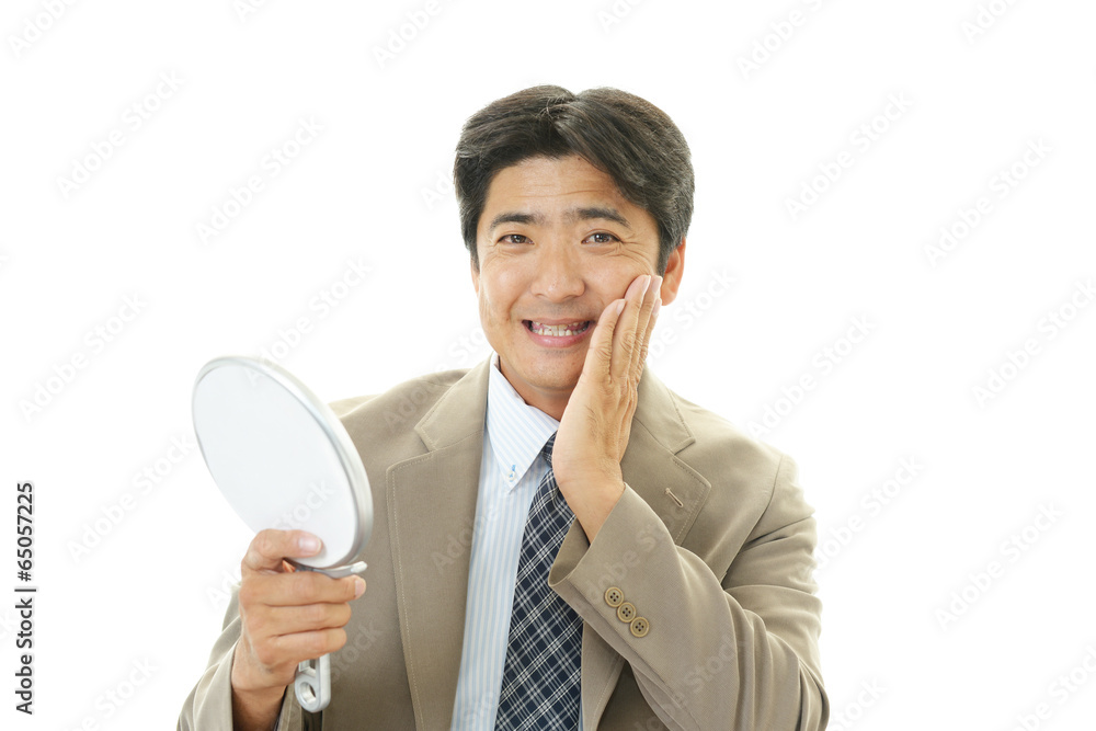 笑顔のビジネスマン