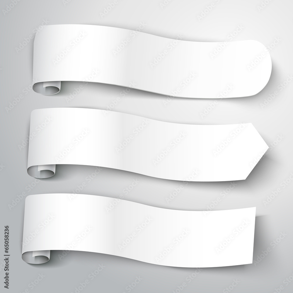 vector illustration of blank white note paper vector illustration of blank white note paper
