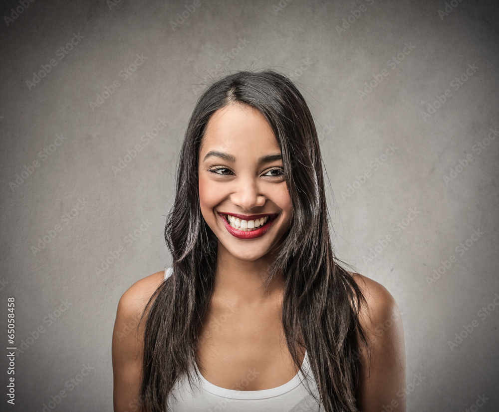smiling girl smiling girl