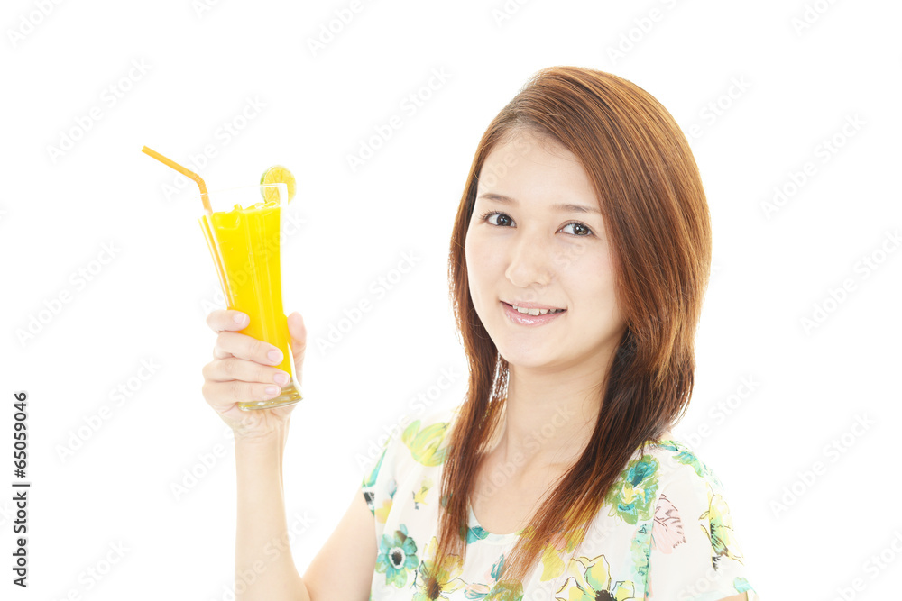 リラックスした女性