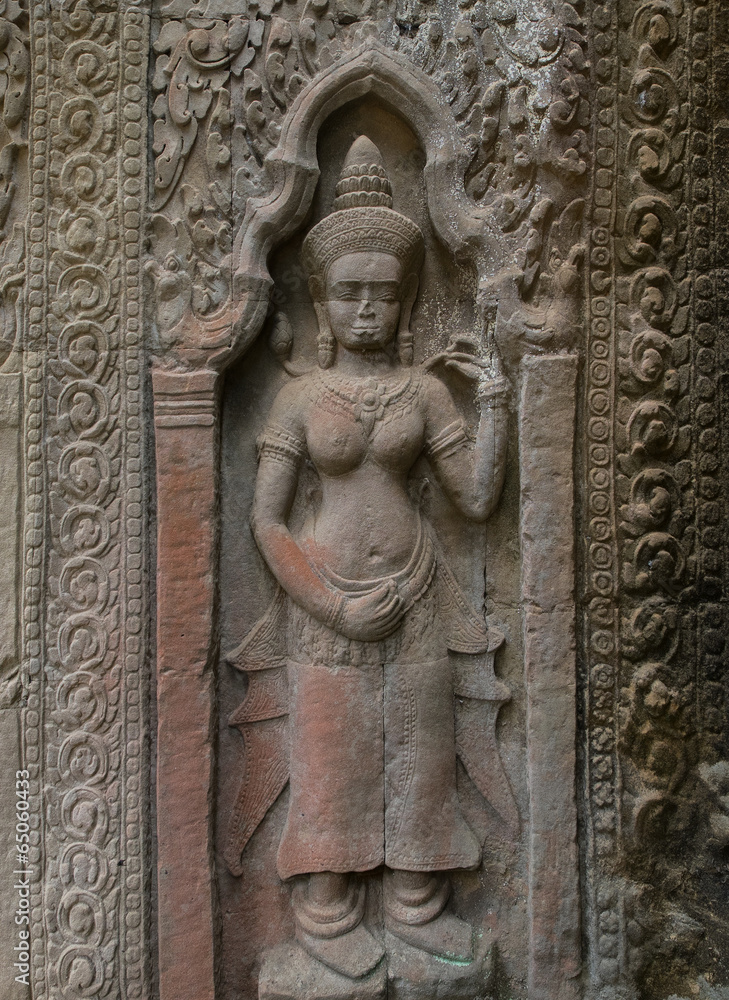 Aspara at Preah Khan,Angkor Wat, Cambodia Aspara at Preah Khan,Angkor Wat, Cambodia