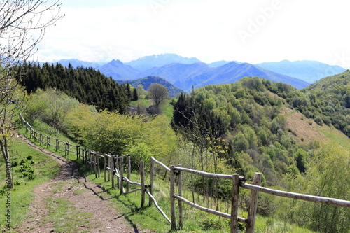 panorama dal sentiero per il Bolettone