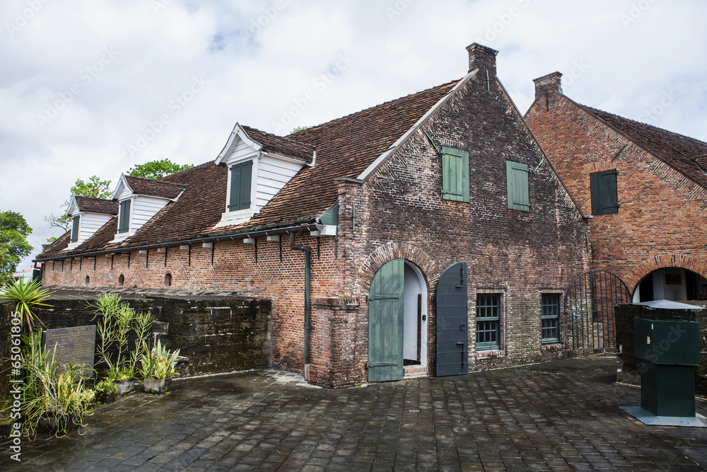 Fort Zeelandia in Paramaribo, Surinam, South America
