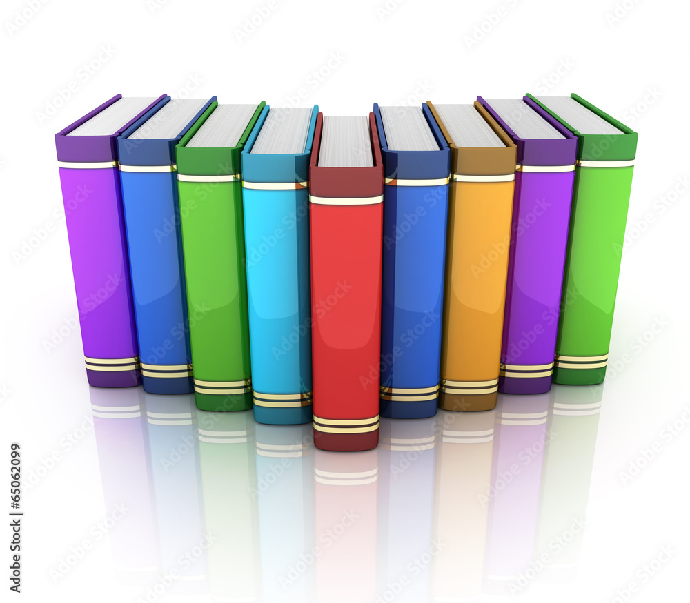 Fototapeta premium Row books
