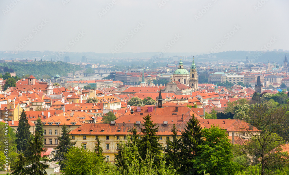 View of Mala Strana in Prague, Czech Republic