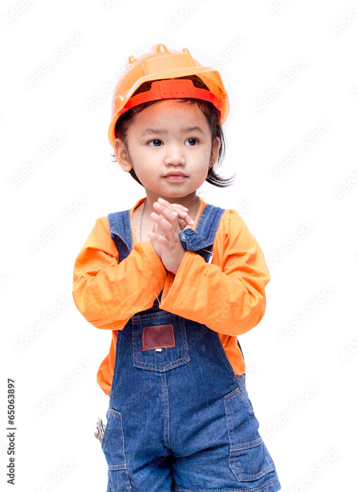 Smile Asian Engineer baby girl Smile Asian Engineer baby girl