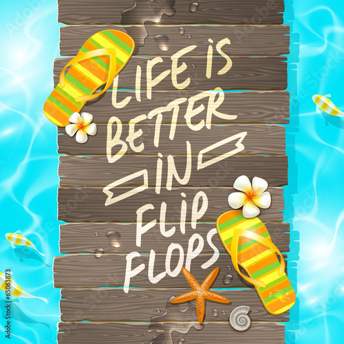 Summer vacation vector design