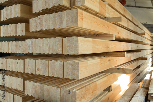 Canvas-taulu glued timber beams