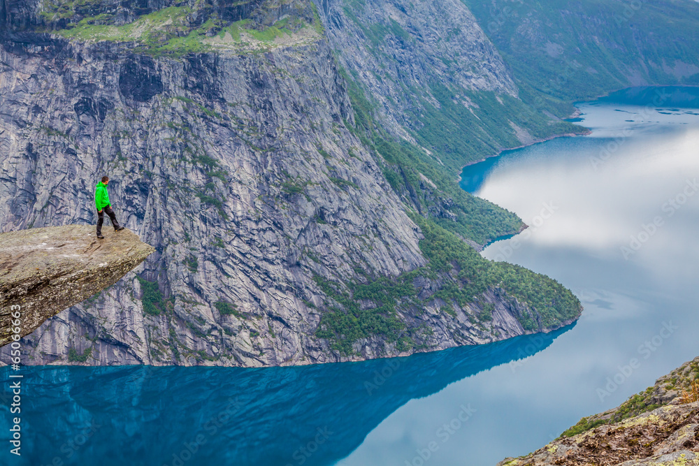 Norway Mountain Trolltunga Odda Fjord Norge Hiking Trail