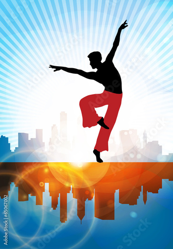 Ballet. Vector