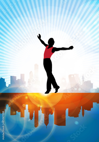 Ballet. Vector