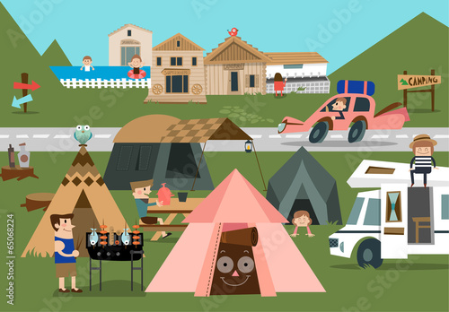 Mountain camp A