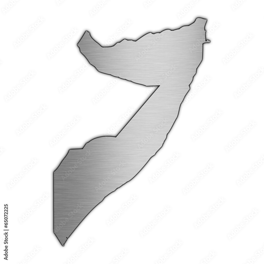 Obraz premium High detailed vector map - Somalia.