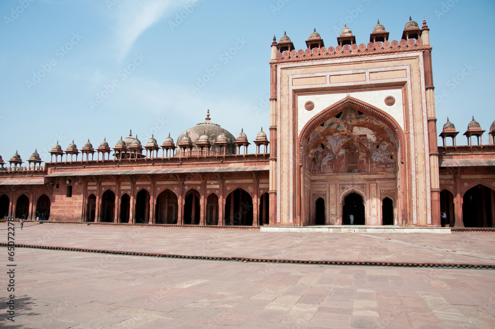 the deserted town fatehpur sikri in india - rajasthan - agra