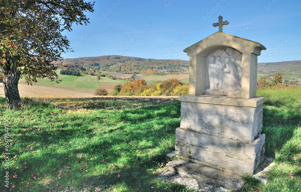Obraz premium in der Urlaubsregion Bayerische Rhön bei Fladungen