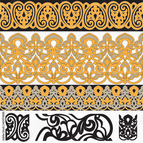 Seamless Arab Borders set 4
