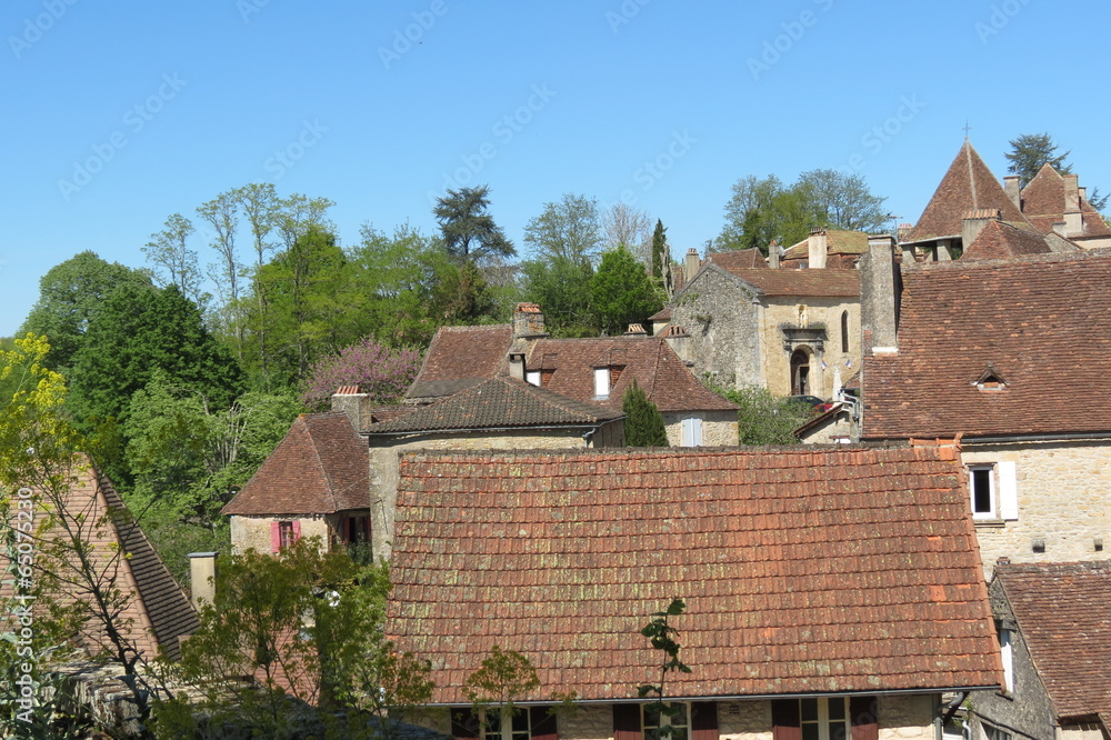 Aquitaine - Dordogne - Vue sur Limeuil