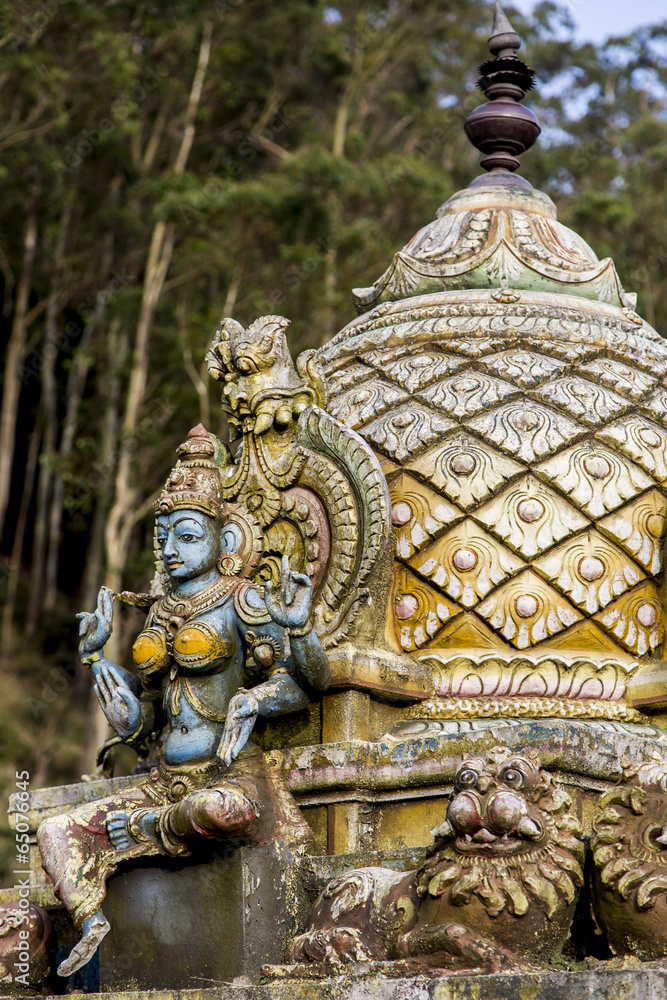 Fototapeta premium Sitha Amman Temple in Nuwara, Sri Lanka