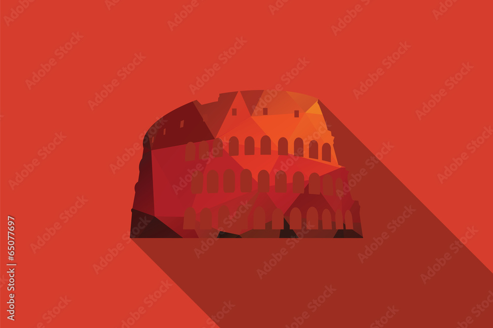 Obraz premium World Landmark, Colosseum, Rome, Italy, Europe