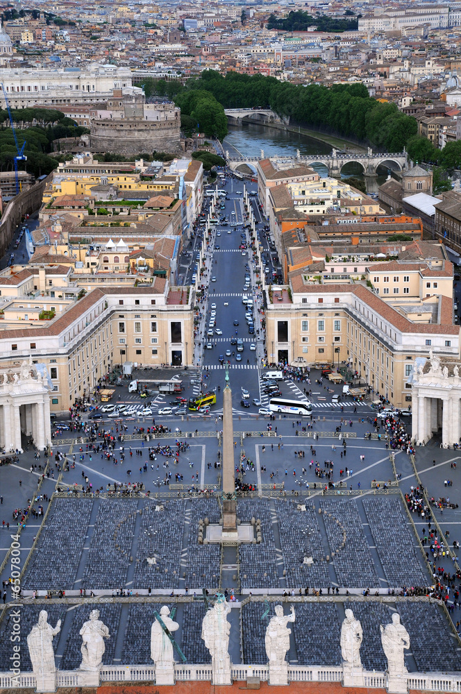 View from San Pietro Basilica