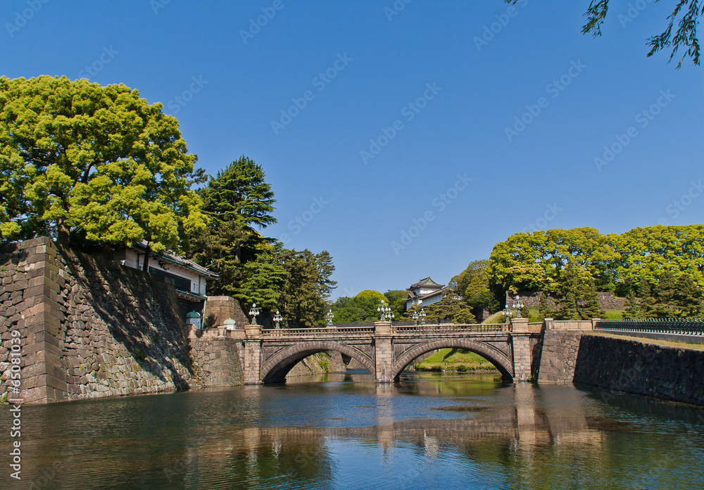 江戸城の伏見櫓と石橋