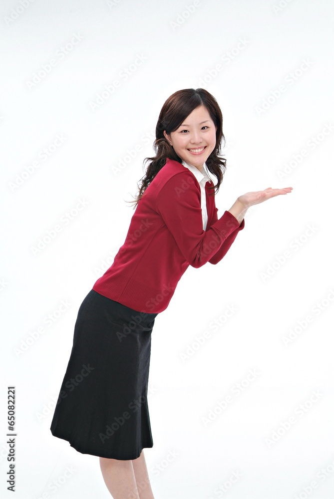 The image of beautiful woman in Asia