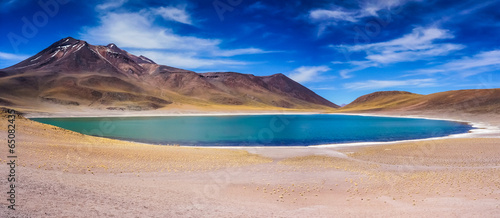 Lake in a desert photo