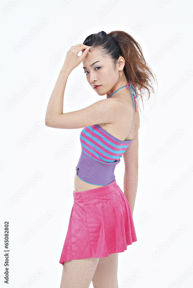 The image of beautiful woman in Asia The image of beautiful woman in Asia