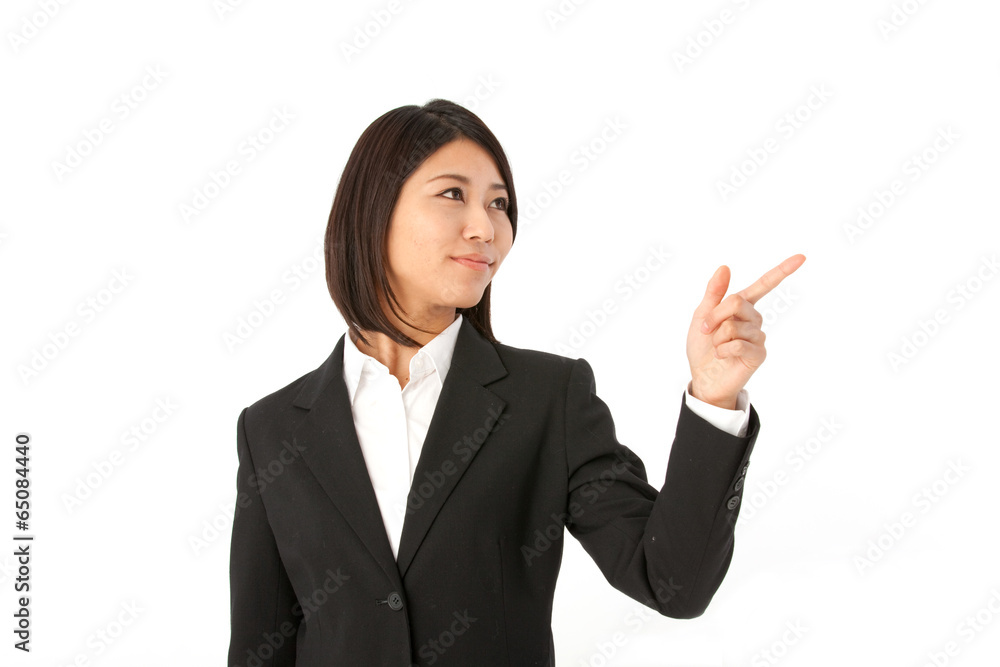 The image of business The image of woman The image of business The image of woman