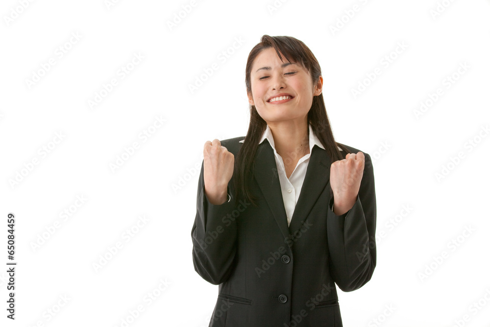 The image of business The image of woman The image of business The image of woman
