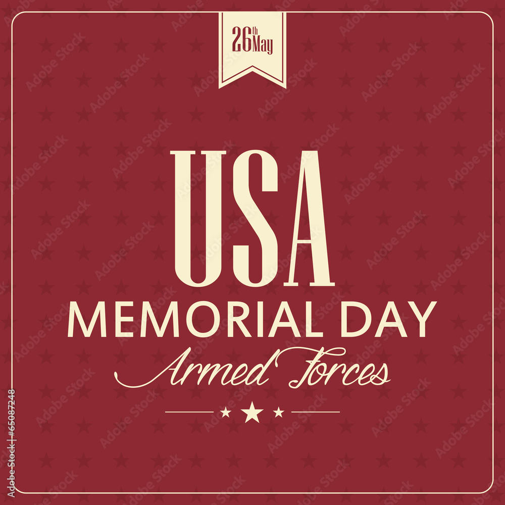 Obraz premium Memorial Day