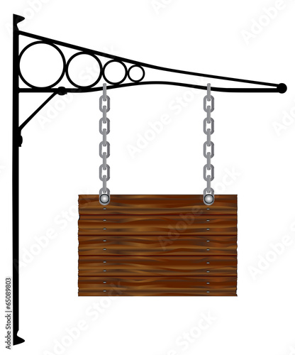 Sign and Bracket