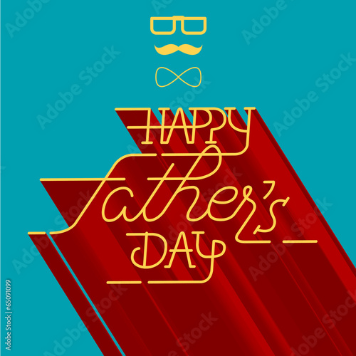 happy fathers day greeting card