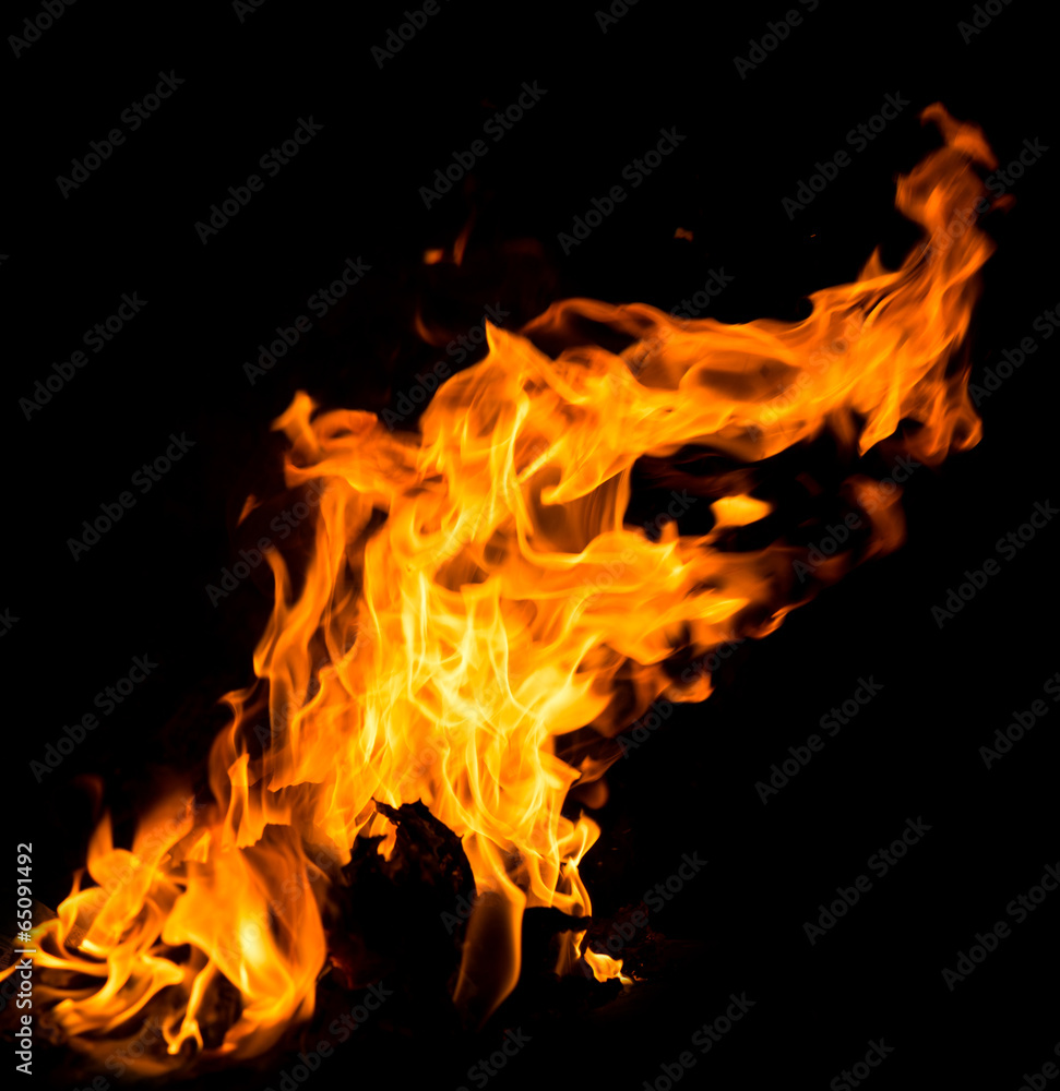 Orange fire flames Orange fire flames