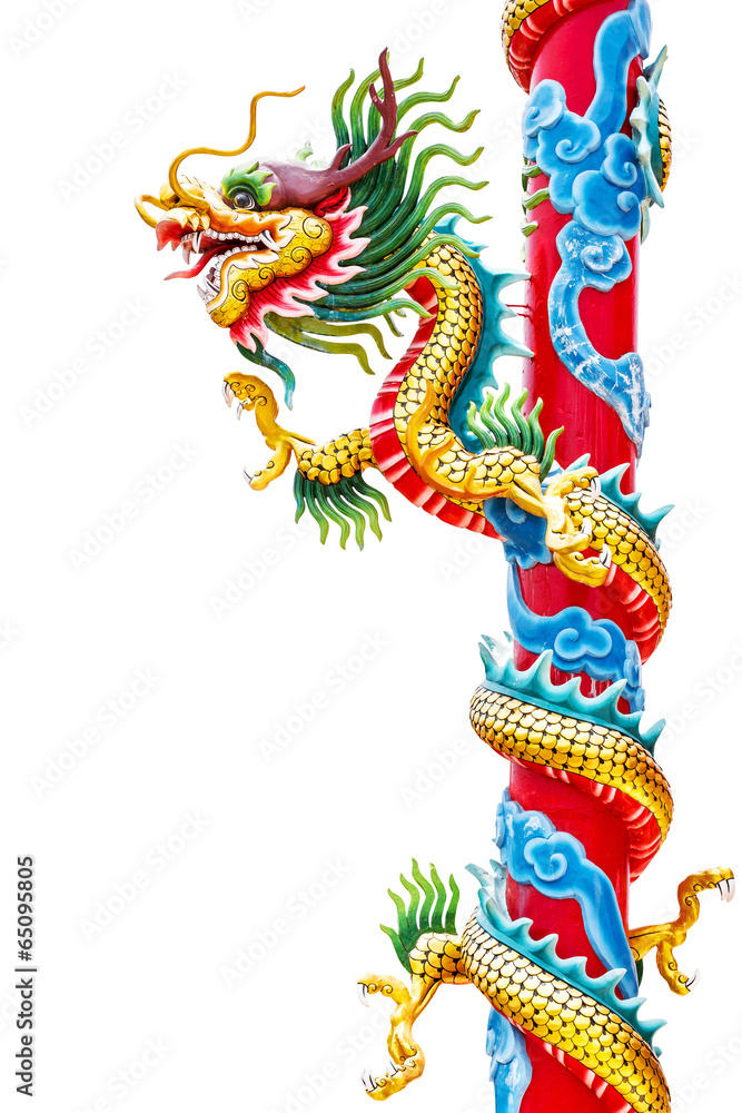 custom made wallpaper toronto digitalChinese style dragon statue