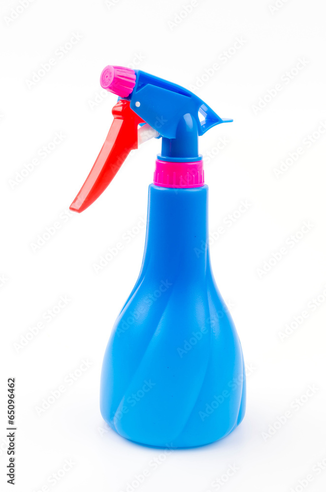 Spray bottles isolated white background Spray bottles isolated white background