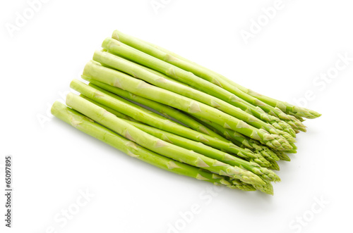 asparagus isolated on white