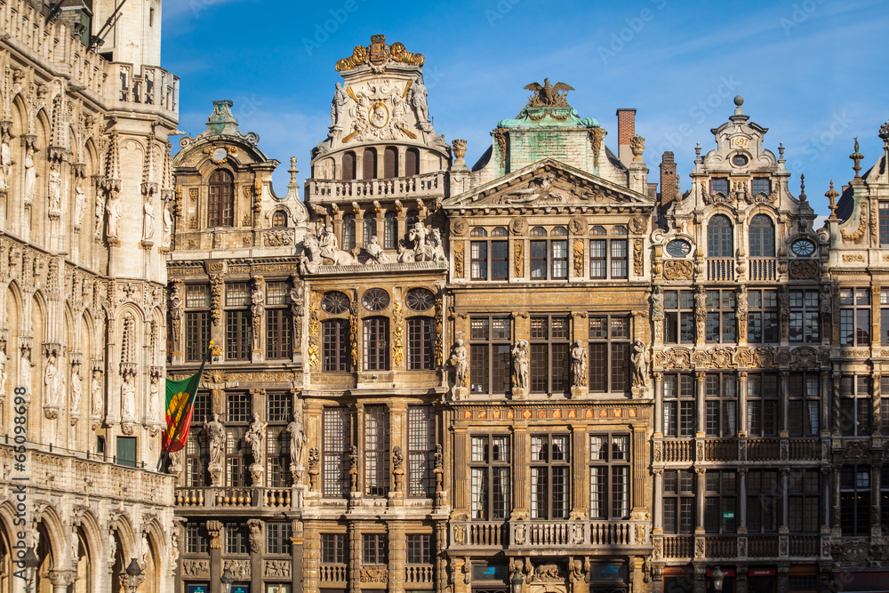 Guildhalls on the Grand Place, Brussels