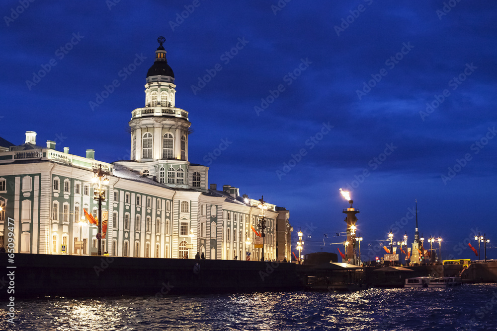 Saint Petersburg night view, Russia